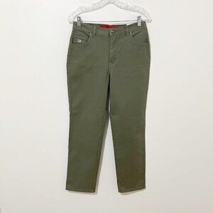 Gloria Vanderbilt Amanda Stretch Classic Fit Jeans Green 10M Petite